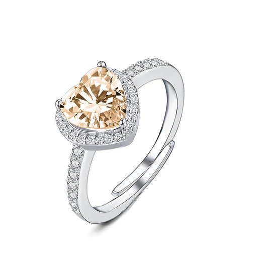 Anello Moun Amour – Cuore Luminoso e Regolabile