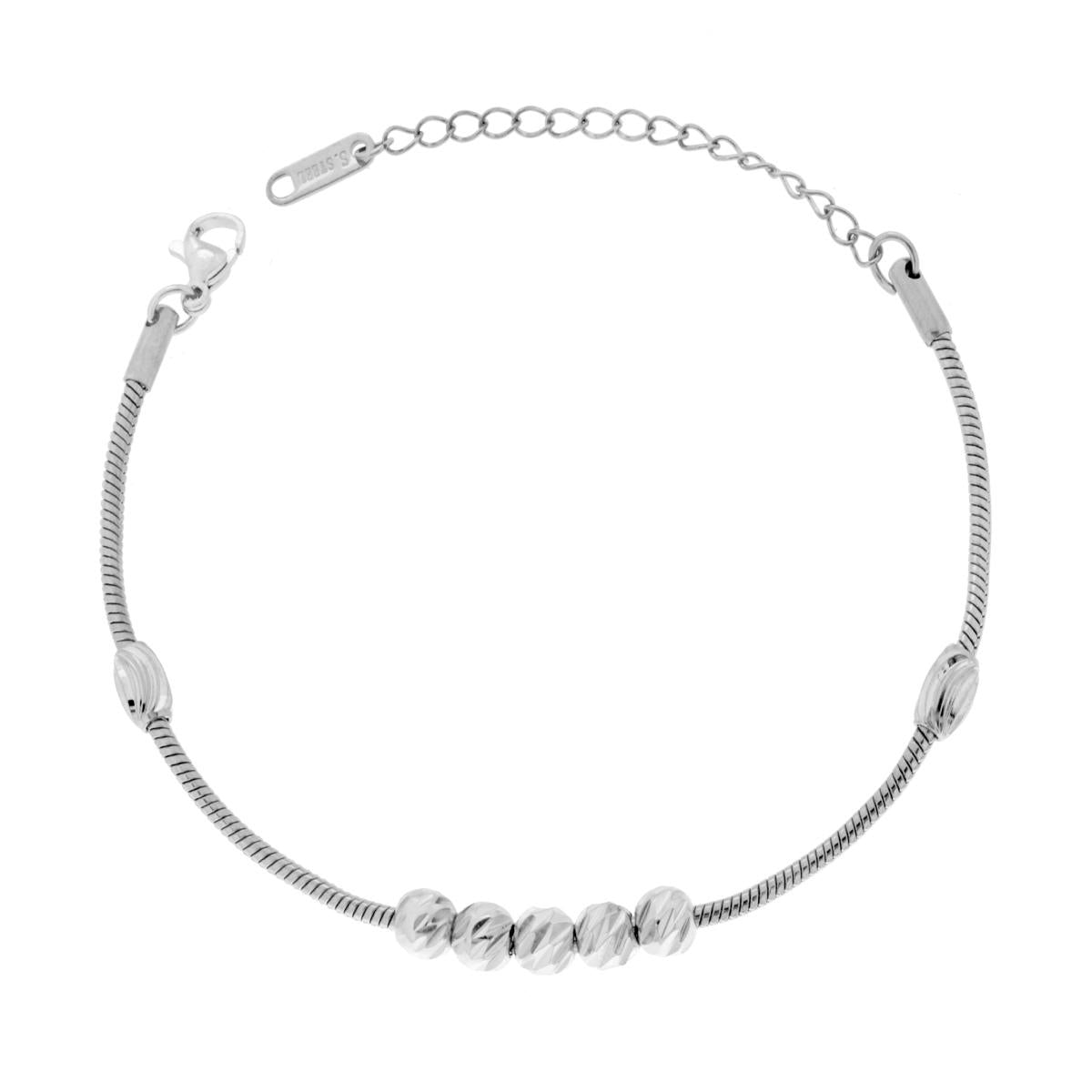 Bracciale Coda di Topo – Con Palline Lucenti