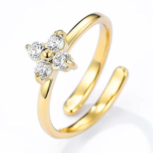 Anello Regolabile Flower