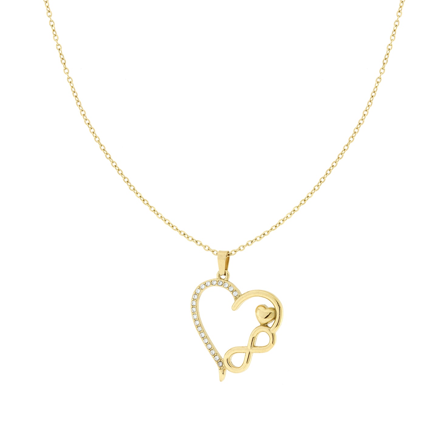 Collana Infinity Heart - Color Oro