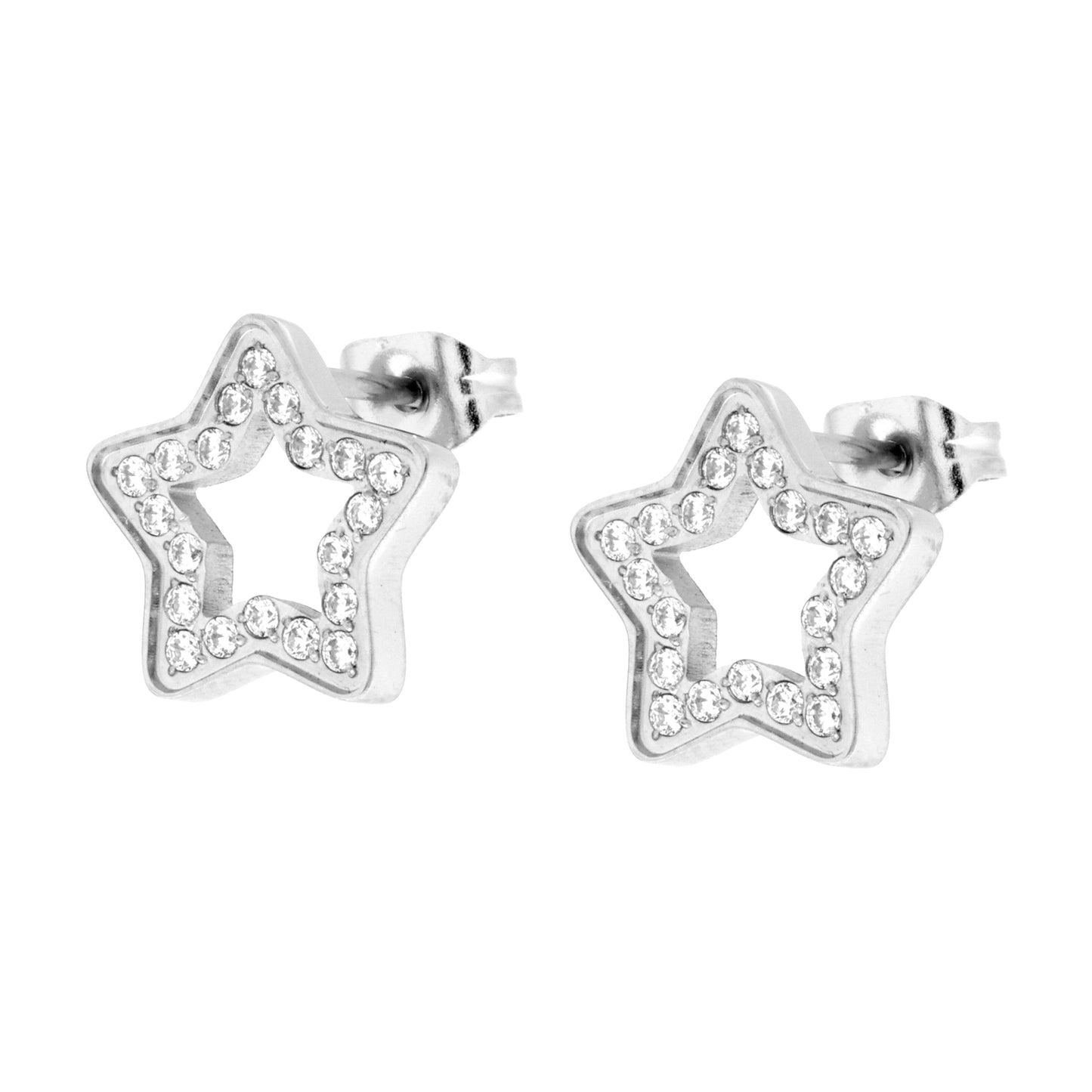 Orecchini Star – Crystal Bianchi Brillanti