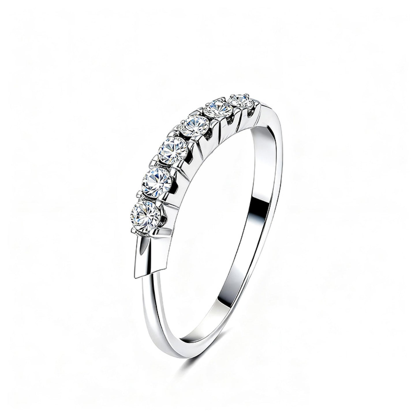 Anello Fedina Con Zirconi Regolabile