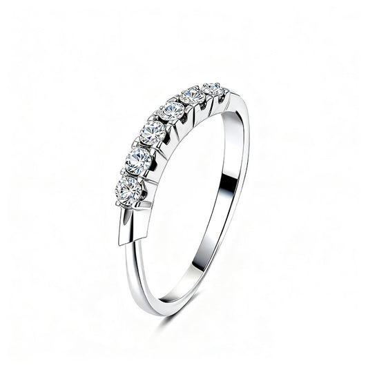 Anello Fedina Con Zirconi Regolabile