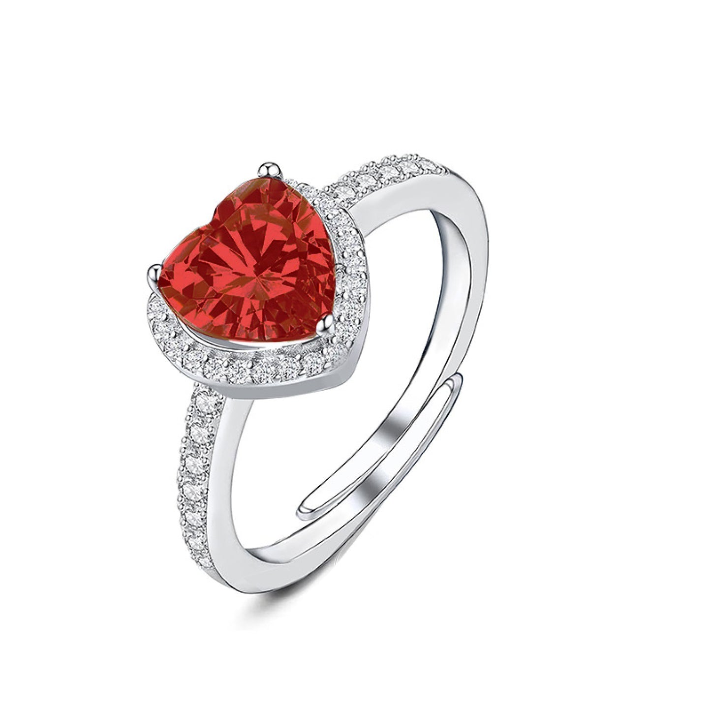 Anello Moun Amour – Cuore Luminoso e Regolabile