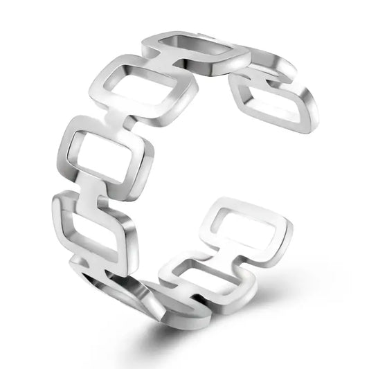 Anello Geometrico Regolabile