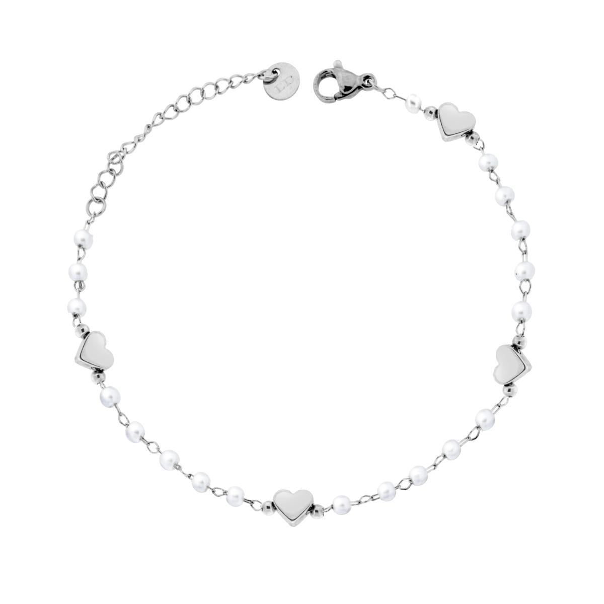 Bracciale Perle e Cuori