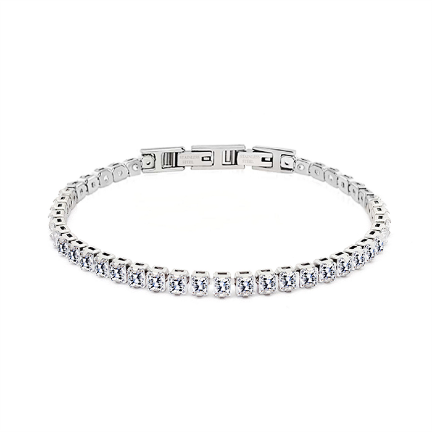 Bracciale Tennis Zirconi Quadrati