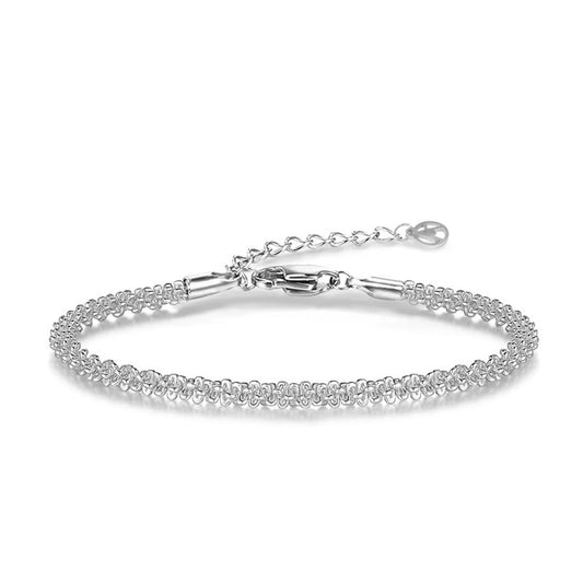 Bracciale Catena Ritorta –  Color Argento & Oro