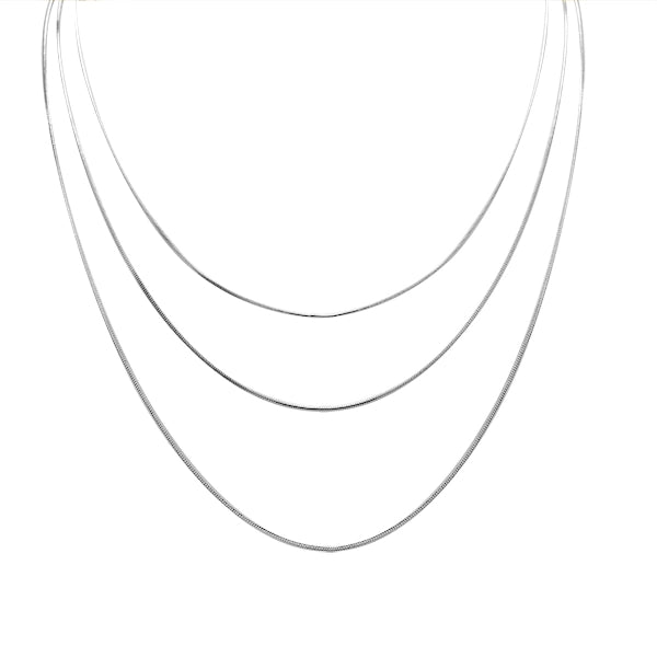 Collana Tre Catene Snake