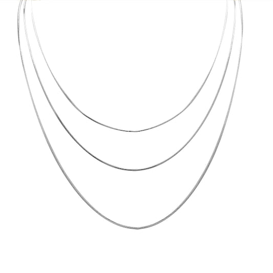 Collana Tre Catene Snake