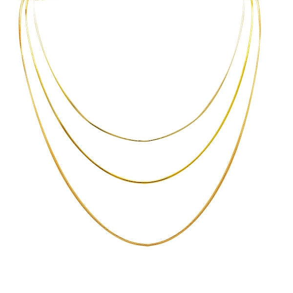 Collana Tre Catene Snake