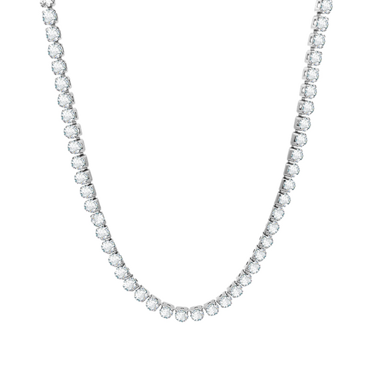Collana Tennis Luminosa – Zirconi 4 mm rotondi