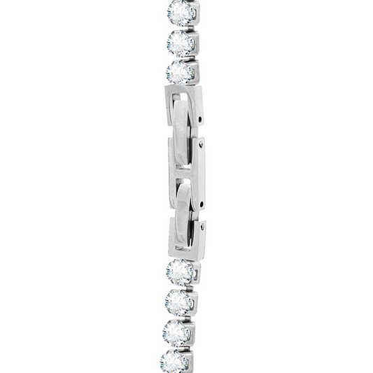 Collana Tennis Luminosa – Zirconi 4 mm rotondi